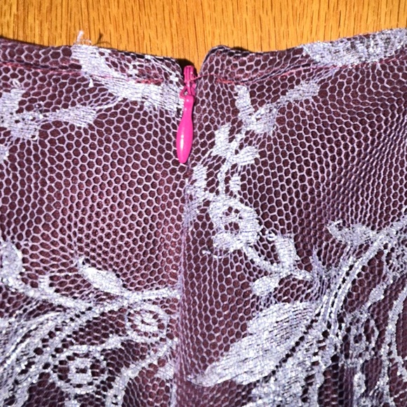 Johanna Beck Purple Silk & White Pants Size 4 NWT MSRP $395 - Picture 6 of 10